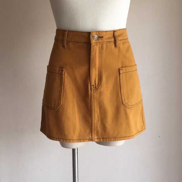 Dresses & Skirts - Mustard skirt NWT